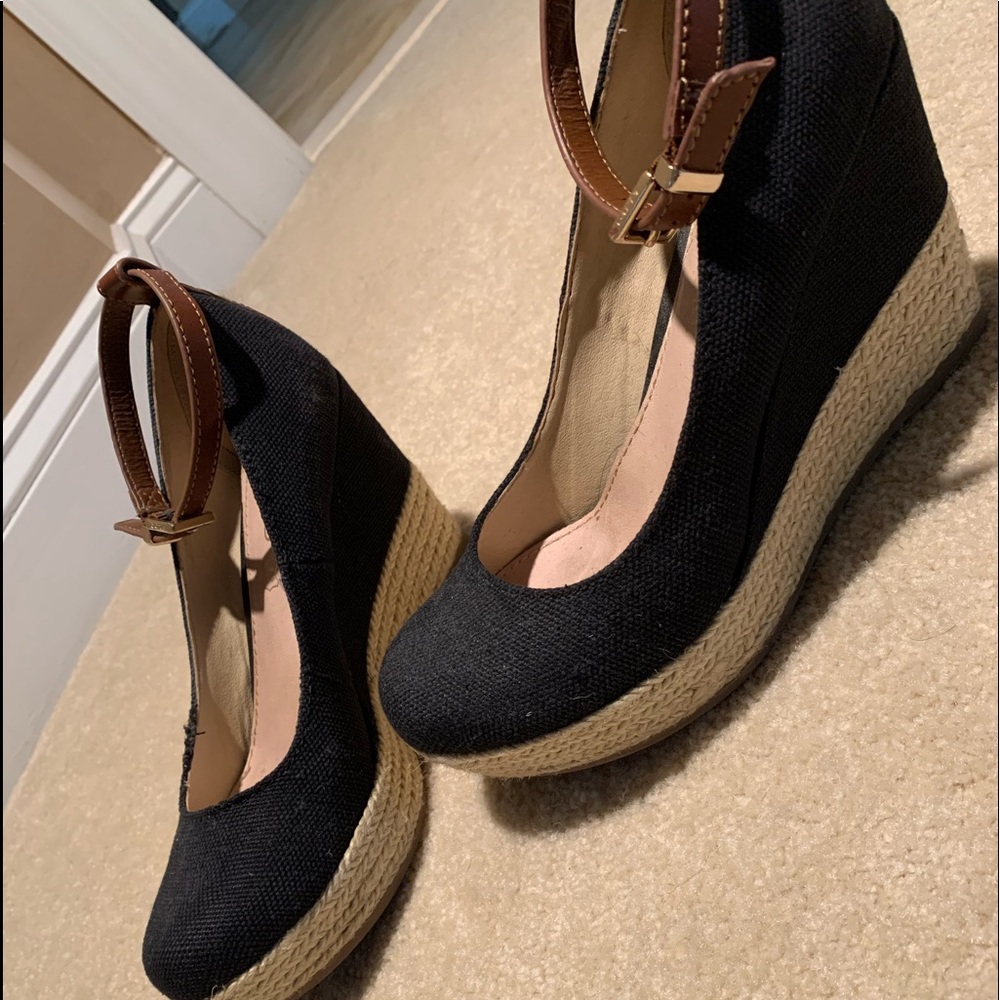 Aldo shoes navy and natural size 7